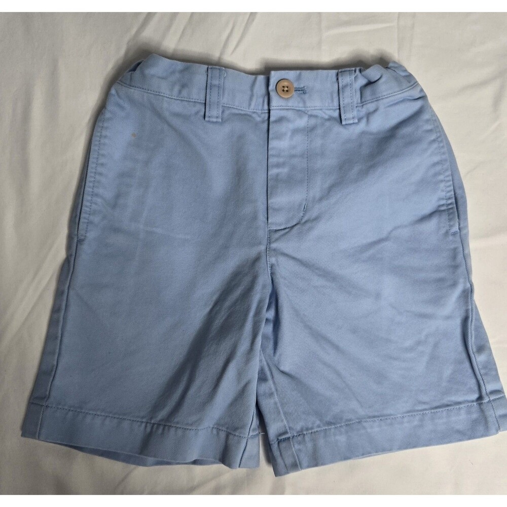 Vineyard Vines Boys Light Blue Chino Shorts Size 5 Adjustable Waist